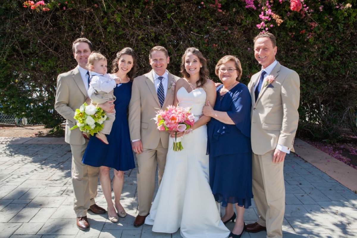 Kyle and Kate with the Matthies family — Baby Henry in the group