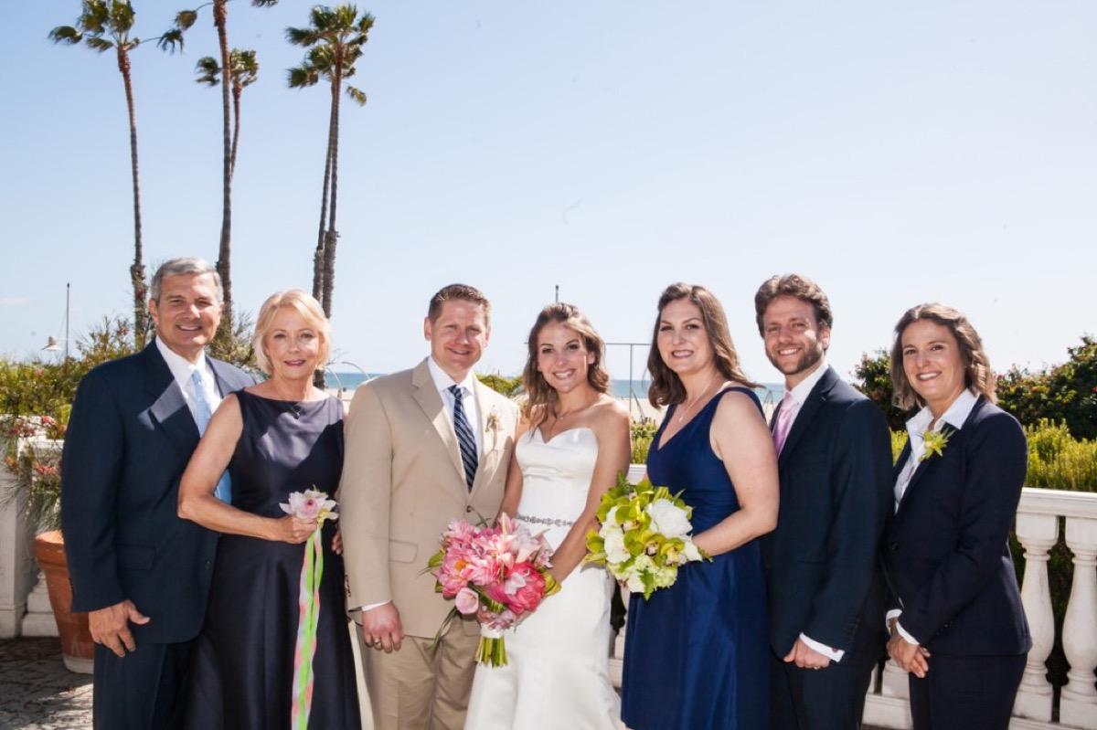 Kyle and Kate with the Granich family
