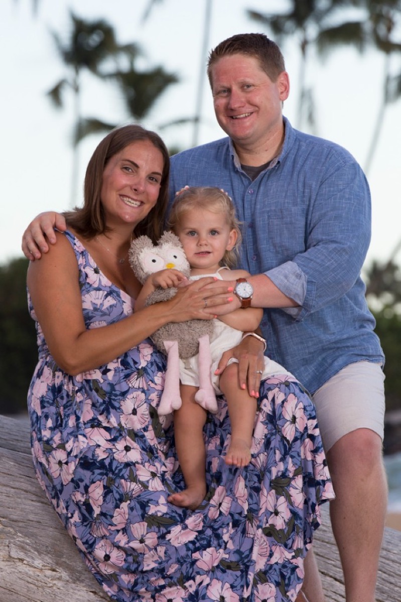 Kyle, Kate, and baby Makena